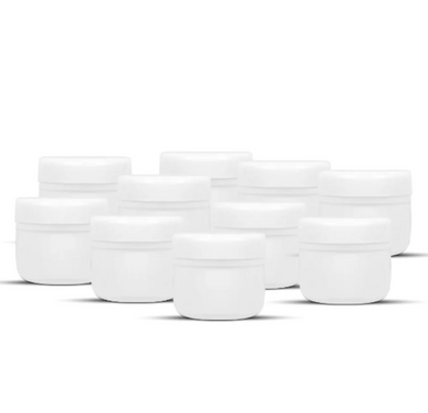 Frasco de plástico branco de 10ml
