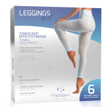 Leggings e bandagens para tratamentos concentrados Corporais Reafirmantes de Efeito Frio 6 tratamentos
