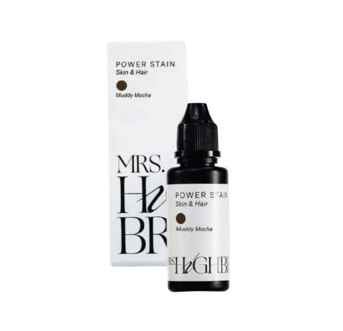 Henna Líquida Híbrida Powerstain para Airbrush Muddy Mocha 15ml