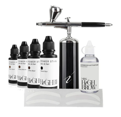 Kit inicial para sobrancelhas com aerógrafo