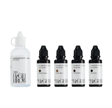 Kit Powerstain 4 cores e ativador de aerógrafo