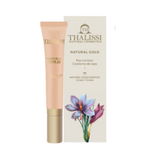 Carregar imagem no visualizador da galeria, Olhos Natural Gold Essence Gel Creme contorno de olhos Açafrão e Argão 15ml