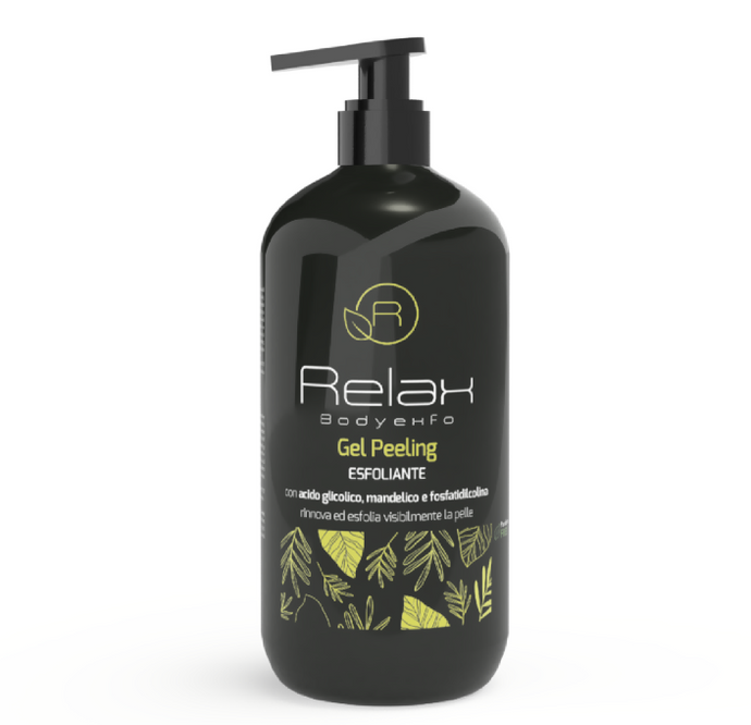 Gel peeling com ácido glicólico e fosfatidilcolina - Revitaliza a pele cansada aumenta a tonicidade e energia 500ml