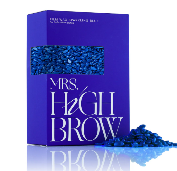 Cera de Filme Azul Brilhante para Sobrancelhas 500gr