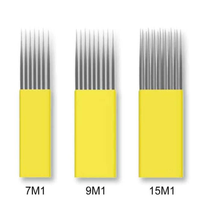 Laminas microblading para sombreamento