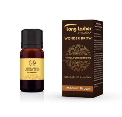 Henna - Tinta de Henna para sobrancelhas WonderBrow - Castanho Médio 4g
