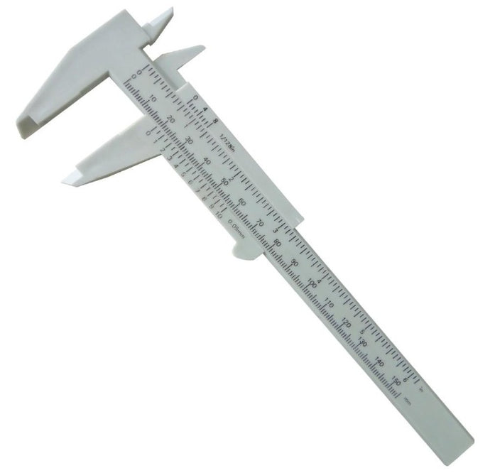 Paquímetro em plástico 15cm