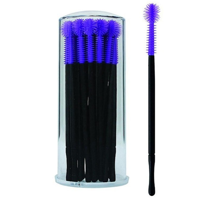 Escova Purple em silicone 25pcs